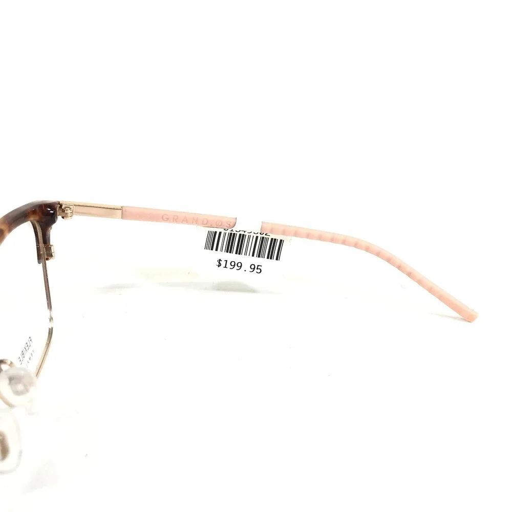 Cole Haan Eyeglasses Frames CH5029 239 Pink Tortoise Gold Cat Eye 53-18-135